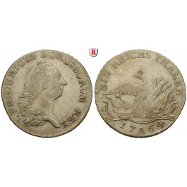 Brandenburg-Preussen, Königreich Preussen, Friedrich II., Reichstaler 1764, ss