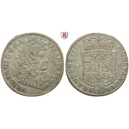 Brandenburg-Preussen, Kurfürstentum Brandenburg, Friedrich III., 2/3 Taler 1695, ss