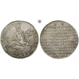 Sachsen, Albertinische Linie, Johann Georg II., Taler 1657, ss+