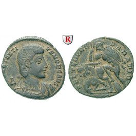 Römische Kaiserzeit, Constantius Gallus, Caesar, Follis 351-354, ss+