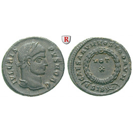 Römische Kaiserzeit, Crispus, Caesar, Follis 321-324, ss-vz