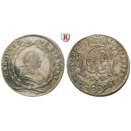 Württemberg, Herzogtum Württemberg (Kgr. ab 1806), Karl Eugen, 20 Kreuzer 1767, ss-vz