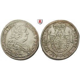 Württemberg, Herzogtum Württemberg (Kgr. ab 1806), Karl Alexander, 30 Kreuzer 1736, ss-vz