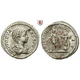 Römische Kaiserzeit, Geta, Caesar, Denar 204, vz