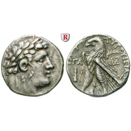 Phönizien, Tyros, Schekel Jahr 33 = 94-93 v.Chr., ss+