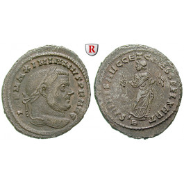 Römische Kaiserzeit, Maximianus Herculius, Follis 299-303, ss