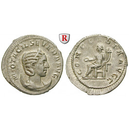 Römische Kaiserzeit, Otacilia Severa, Frau Philippus I., Antoninian 246-248, ss-vz