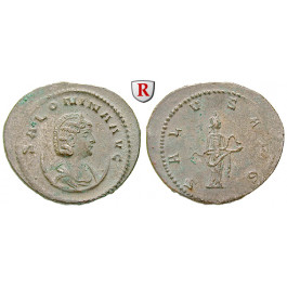 Römische Kaiserzeit, Salonina, Frau des Gallienus, Antoninian 267, vz