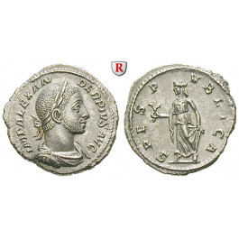 Römische Kaiserzeit, Severus Alexander, Denar 231-235, vz