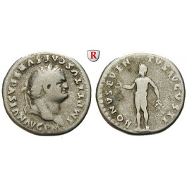 Römische Kaiserzeit, Titus, Denar 79-80, ss/f.ss