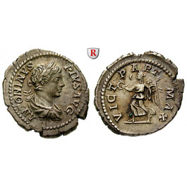 Römische Kaiserzeit, Caracalla, Denar 204, f.vz