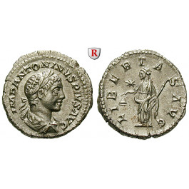 Römische Kaiserzeit, Elagabal, Denar 220-221, vz