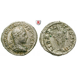 Römische Kaiserzeit, Elagabal, Denar 219, ss