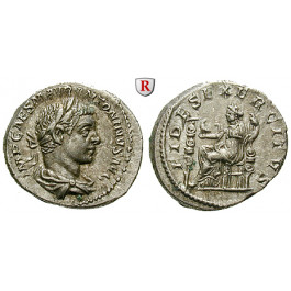 Römische Kaiserzeit, Elagabal, Denar 218-219, f.vz