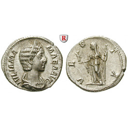 Römische Kaiserzeit, Julia Mamaea, Mutter des Severus Alexander, Denar 226, vz