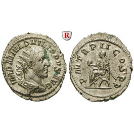 Römische Kaiserzeit, Philippus I., Antoninian 245, f.st