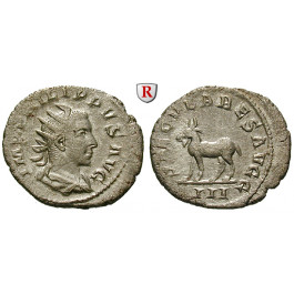 Römische Kaiserzeit, Philippus II., Antoninian 247-248, ss