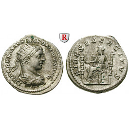 Römische Kaiserzeit, Elagabal, Antoninian 219, ss+