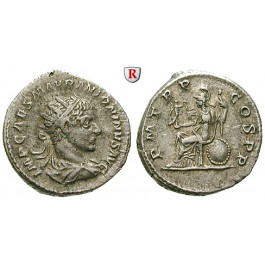 Römische Kaiserzeit, Elagabal, Antoninian 218, ss+