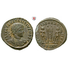 Römische Kaiserzeit, Constantius II., Caesar, Follis 330-335, ss-vz