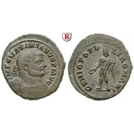 Römische Kaiserzeit, Maximianus Herculius, Follis ca. 300, f.vz