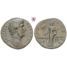 Römische Kaiserzeit, Aelius, Caesar, Sesterz 137, ss