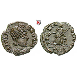 Römische Kaiserzeit, Theodora, Frau Constantius I., Follis vor 340, vz