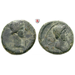 Römische Provinzialprägungen, Mysien, Pergamon, Autonome Prägungen, Bronze ca. 40-60, s+