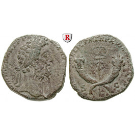 Römische Kaiserzeit, Commodus, Sesterz 190, ss