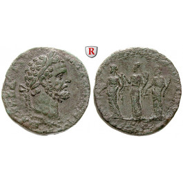 Römische Kaiserzeit, Septimius Severus, Sesterz 194, f.ss/s-ss