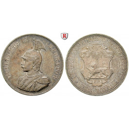 Nebengebiete, Deutsch-Ostafrika, 2 Rupien 1893, vz, J. 714