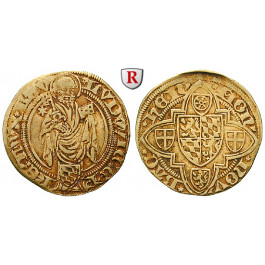 Pfalz, Kurpfalz, Ludwig III., Goldgulden o.J. (1420/1421), ss
