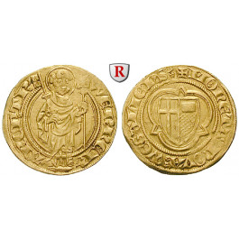 Trier, Bistum, Werner III. von Falkenstein, Goldgulden o.J. (1407-1409), ss+