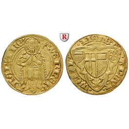 Trier, Bistum, Werner III. von Falkenstein, Goldgulden o.J. (1414-1417), ss-vz