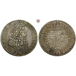 Römisch Deutsches Reich, Leopold I., Taler 1701, ss+