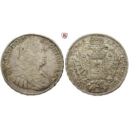 Römisch Deutsches Reich, Karl VI., Taler 1740, f.vz/vz