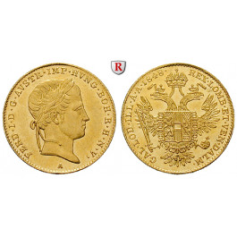 Österreich, Kaiserreich, Ferdinand I., Dukat 1848, vz-st/f.st