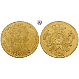 Brasilien, Maria I., 6400 Reis 1791, 13,15 g fein, ss+