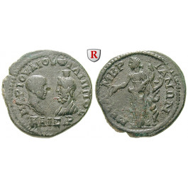 Römische Provinzialprägungen, Thrakien, Mesembria, Philippus II., Caesar, Bronze 244-247, ss