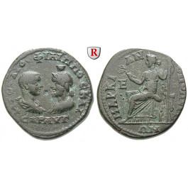 Römische Provinzialprägungen, Thrakien-Donaugebiet, Markianopolis, Philippus II., Bronze 247-249, ss