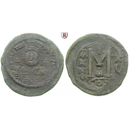 Byzanz, Justinian I., Follis Jahr 15 = 541-542, s-ss