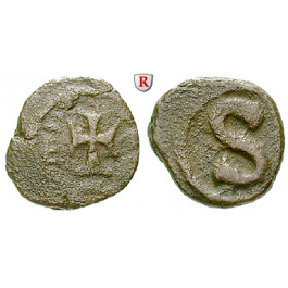 Byzanz, Heraclius, 6 Nummi 610-641, s/ss