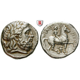 Makedonien, Königreich, Philipp II., Tetradrachme 348/7 