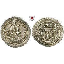 Sasaniden, Yazdgard I., Drachme 399-420, vz