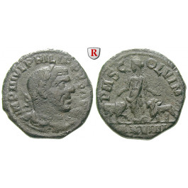 Römische Provinzialprägungen, Thrakien-Donaugebiet, Viminacium, Philippus I., Bronze Jahr 9 = 248-249, s-ss