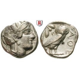 Attika, Athen, Tetradrachme nach 449 v.Chr., ss-vz