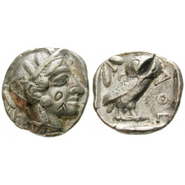 Attika, Athen, Tetradrachme nach 449 v.Chr., ss