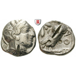 Attika, Athen, Tetradrachme nach 449 v.Chr., ss+