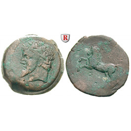 Numidien, Königreich, Micipsa, Bronze 148-118 v.Chr., ss-vz