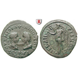 Römische Provinzialprägungen, Thrakien, Mesembria, Philippus I., Bronze 244-249, ss+